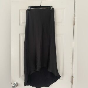 Skies Are Blue Elegant Black High Low Skirt